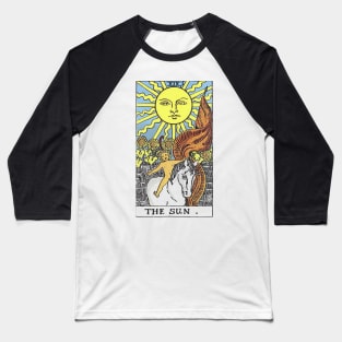 The Sun Tarot Baseball T-Shirt